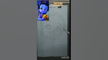 #part1 shri krishna outline drawing tutorial video #shortvideo #drawing #scatch #shorts