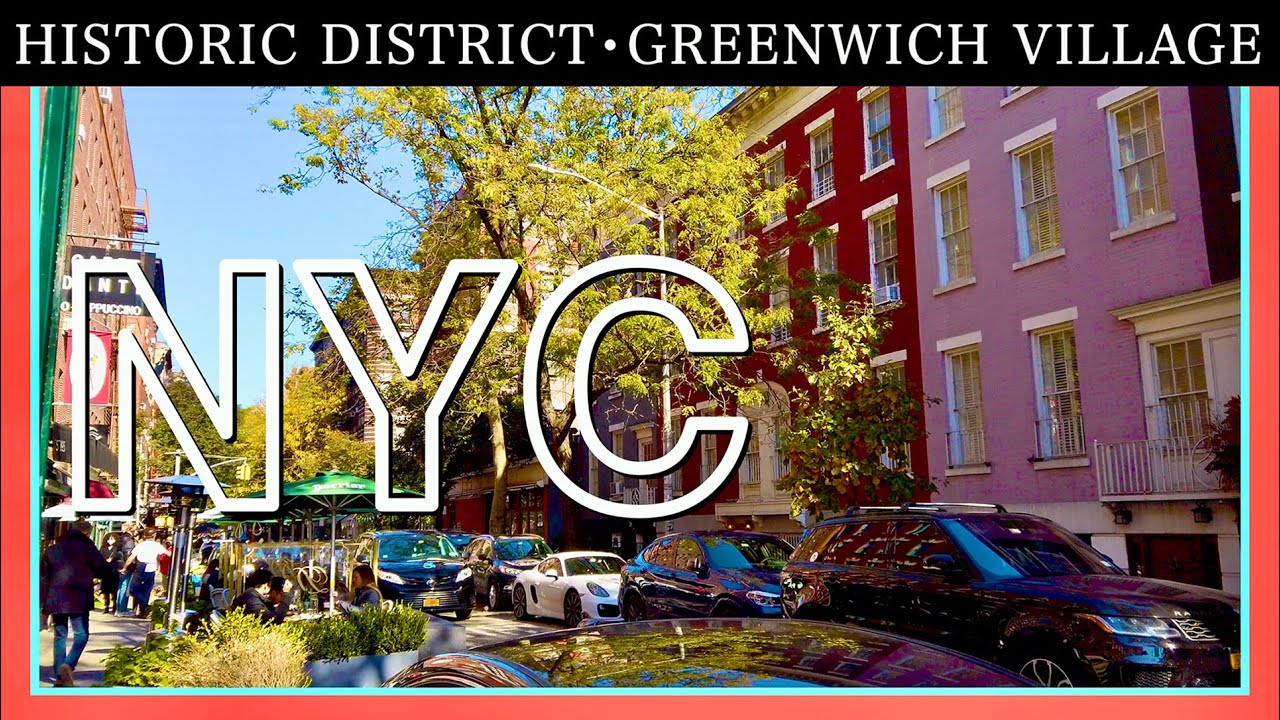 New York【MacDougal－Sullivan Gardens Historic District】【Greenwich Village】 2020 NYC Walking Tour 【4K】