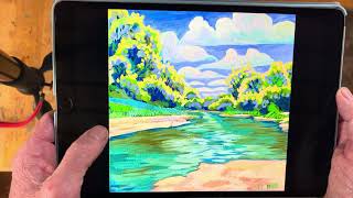 Les 9 Serie 2 Stromende Rivier Rotsen