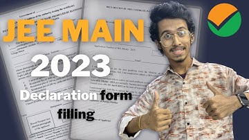 How to fill JEE Main 2023 Declaration form? | GEN-EWS, OBC-NCL | Is it for SC/ST applicants? | #jee
