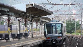 JR西日本 223系2000番台 W33編成 普通 姫路行き 膳所駅 2021110