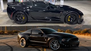 My Shelby GT500 vs My C7 Z06 Corvette!