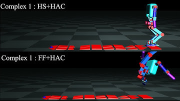 Robust Landing Stabilization of Humanoid Robot on Uneven Terrain