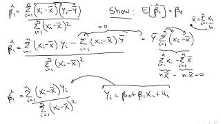 Proof ols estimator is unbiased