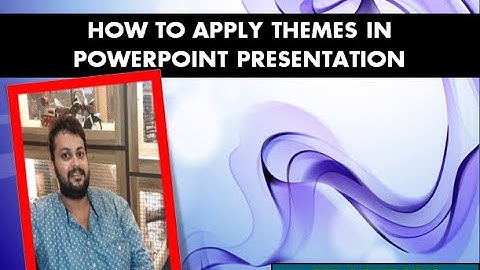 Topic:- HOW TO APPLY THEMES | Subject:- Computer(CBSE) | Class:- V | SOURABH SRIVASTAVA