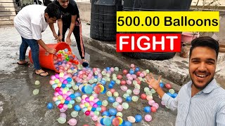 Water Balloon Fight 500.000 Balloons | Holi 2024 Water Balloon Fight With 500.000 Balloons