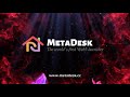 Metadesk - En super cool AI ny fliksida och stationär instrumentbräda som stöder chatgpt, metamask, web3, plånbok