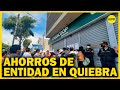 ¿Qué pasa con el dinero de los ahorristas cuando una entidad quiebra?