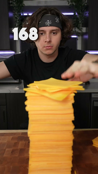 WORLD RECORD CHEESE TOWER??!