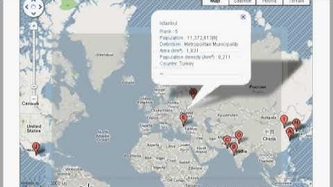 BatchGeo - Wikipedia example, map in seconds