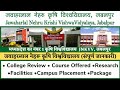 Jawaharlal nehru krishi vishwavidyalaya jnkvv college review courses placement facilitieshostel