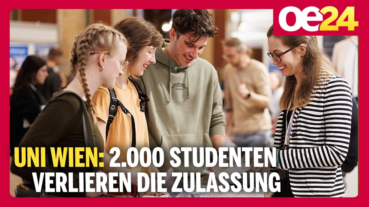Uni Wien: 2.000 Studenten verlieren die Zulassung