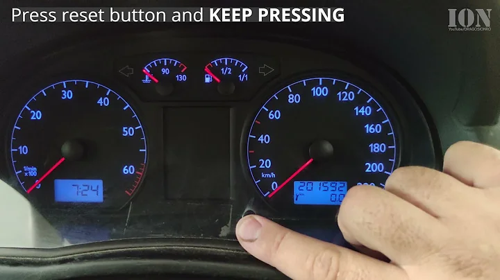 VW Polo 9N Reset Service Indicator INSP Interval Warning in Dashboard