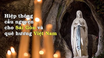 Hiệp thông với đền thánh Đức Mẹ Lộ Đức cầu nguyện cho VIỆT NAM