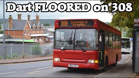 *HAMMERED* Journey on Route 308 - Transbus Pointer/Dennis Dart - Redroute HW54BUO