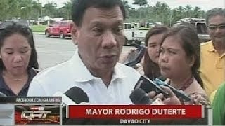 QRT: Davao City Mayor Rodrigo Duterte, hinamon si Sec. de Lima na magbitiw na