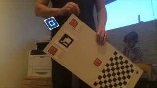 iOS VES/VTK OpenCV Augmented Reality - Test Number 001