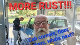 GMC Cab rust repairs, nearly complete