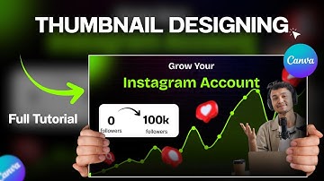 YOUTUBE THUMBNAIL Design in Canva | Step by Step Guide for Beginners