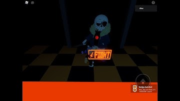 Roblox A Generic Sans Multiverse Game - Killer Sans Beaten