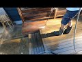ASMR, Hardwood Deck Refinishing (Part 1) Very Satisfying