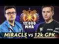 Miracle vs 12k GPK on Mid — TA vs Shadow Fiend
