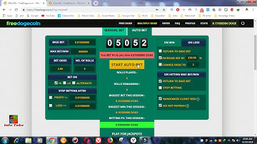 freebitco in And freedoge co in Multiply Roll Best Trick Low Balance 2018