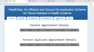 HealthDep: An Efficient and Secure De-duplication Scheme for Cloud-Assisted e-Health Systems