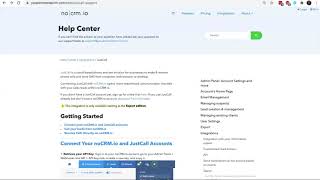 Connect JustCall & noCRM.io screenshot 1