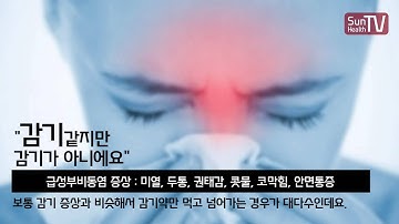 몸에좋은이야기 - 부비동염