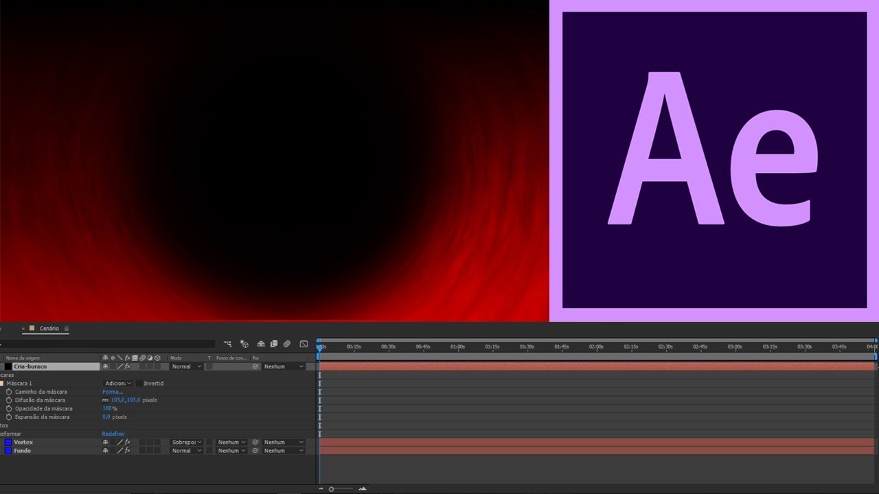 Tutorial After Effects - como fazer um Vórtex/Túnel - YouTube