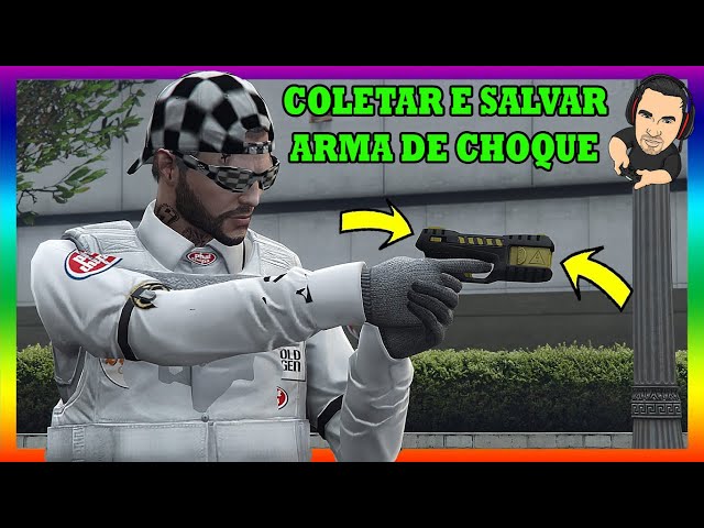 GTA 5 - COLETAR E SALVAR ARMA DE CHOQUE, LOCALIZAÇÃO E COMO SALVAR  (PS3,PS4,PS5,XBOX,XBOX-ONE) 