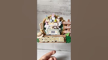 Layered cake topper #caketopper #cricutanz #caketoppertutorial #tutorial #cricutmade