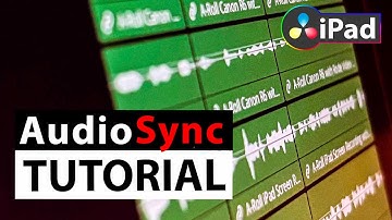 EASILY Sync AUDIO & VIDEO in DaVinci Resolve iPad!