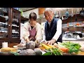88歳沖縄おじぃの健康な暮らし #3(前編)|親子でつくる沖縄長寿レシピ|沖縄煮付け|中味汁|田芋田楽|三線 めでたい節