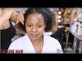 HAIR AND MAKEUP TRANSFORMATION |CELEBRITY PARTY GLAM |TINASHE HAIR