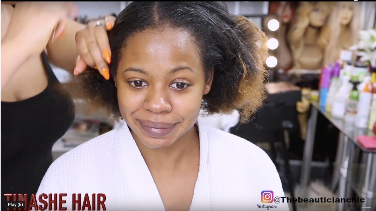 HAIR AND MAKEUP TRANSFORMATION |CELEBRITY PARTY GLAM |TINASHE HAIR