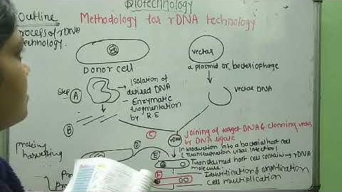 12) Biotechnology/Methodology for rDNA technology