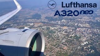 BUSINESS 🇩🇪 Frankfurt FRA - Paris CDG 🇫🇷 + lounge, Lufthansa Airbus A320neo FULL FLIGHT REPORT