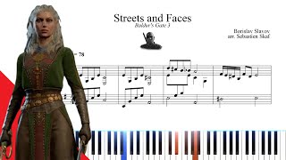Download Lagu Streets and Faces | Baldur's Gate 3 Piano cover MP3