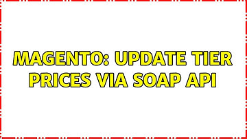 Magento: Update Tier Prices via SOAP API