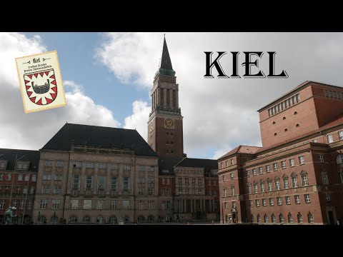 Kiel / Киль - один из важнейших портовых городов Германии /Ратуша, дворец, порт, церковь Св. Николая