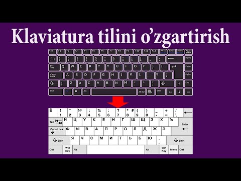 Video: Klaviaturani ingliz tilidan urdu tiliga qanday o'zgartirishim mumkin?