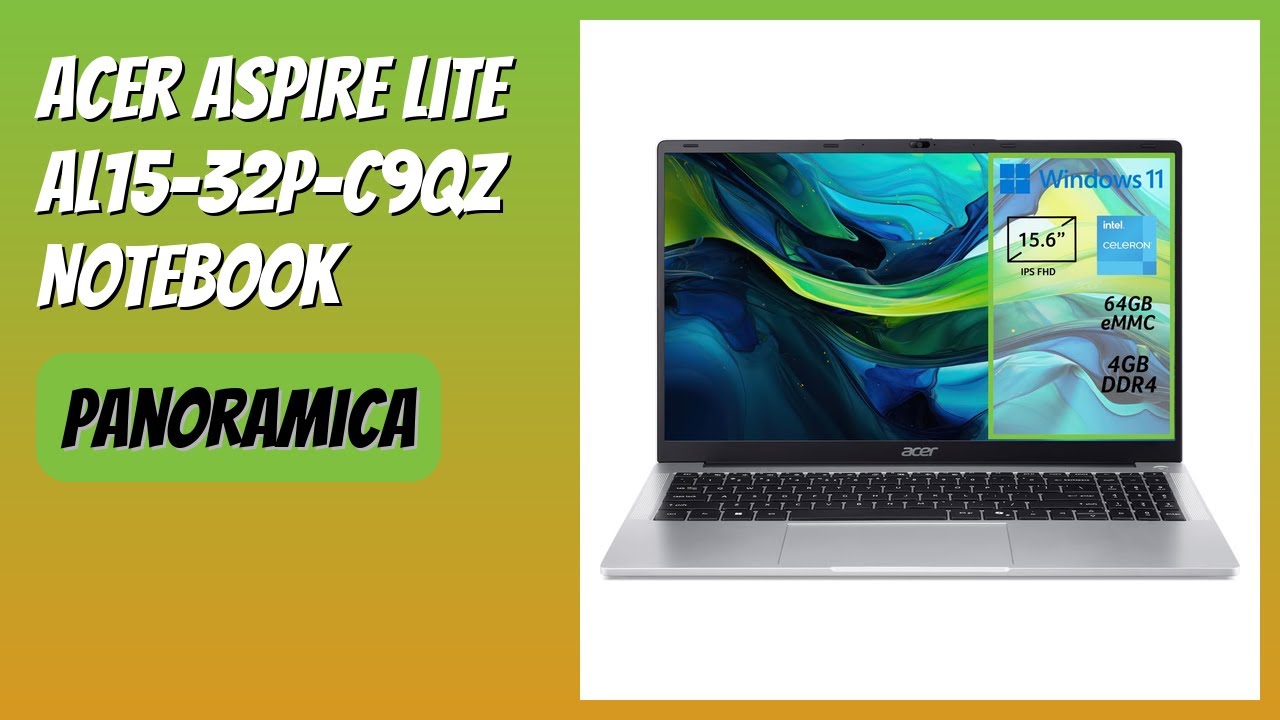 RECENSIONE (2026) : Acer Aspire Lite AL15-32P-C9QZ Notebook. DETTAGLI