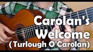 Carolan's Welcome Irish tune guitar cover