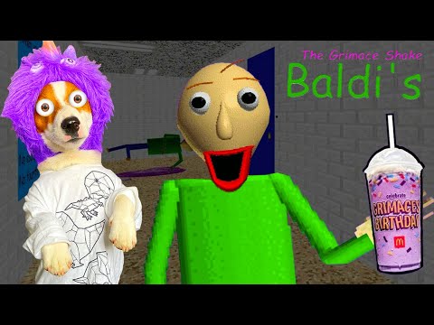 Видео: Балди выпил Гримас Шейк 😱 Baldis Tries Grimace Shake