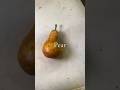 Part 2: pear carving #woodcarving #oneeyedartist #pear #lifeisbutadream