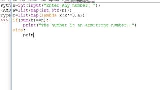 find the number is armstrong in python(in-Hindi)