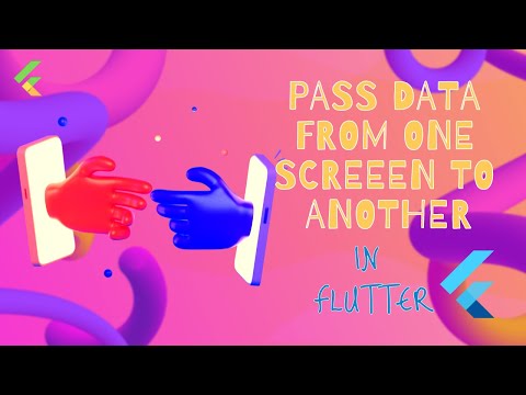 How to pass data from one screen to another in Flutter app.