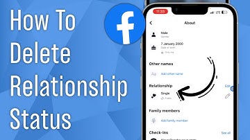 How to Delete Relationship Status on Facebook